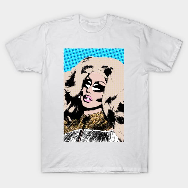 Trixie Mattel style pop art T-Shirt by soundofpopart